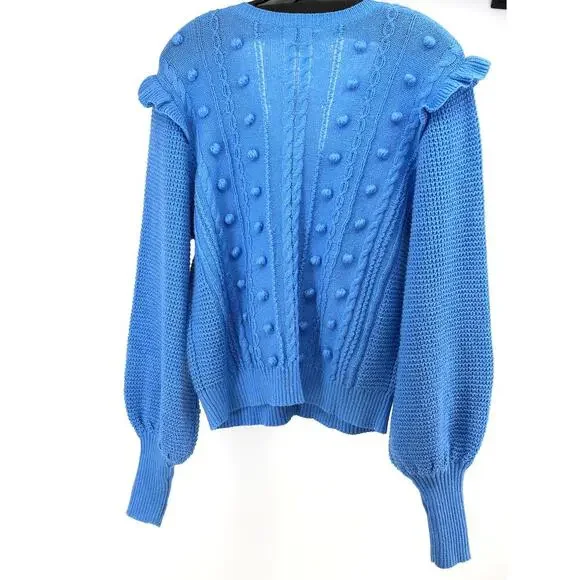 NWT Lily Pulitzer Blue Thistle Pull On Greta Sweater Size XL - Picture 10 of 12